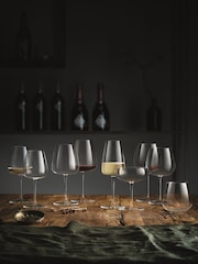 Luigi Bormioli Set of 6 Grey Talismano White Wine Glasses - Image 4 of 4
