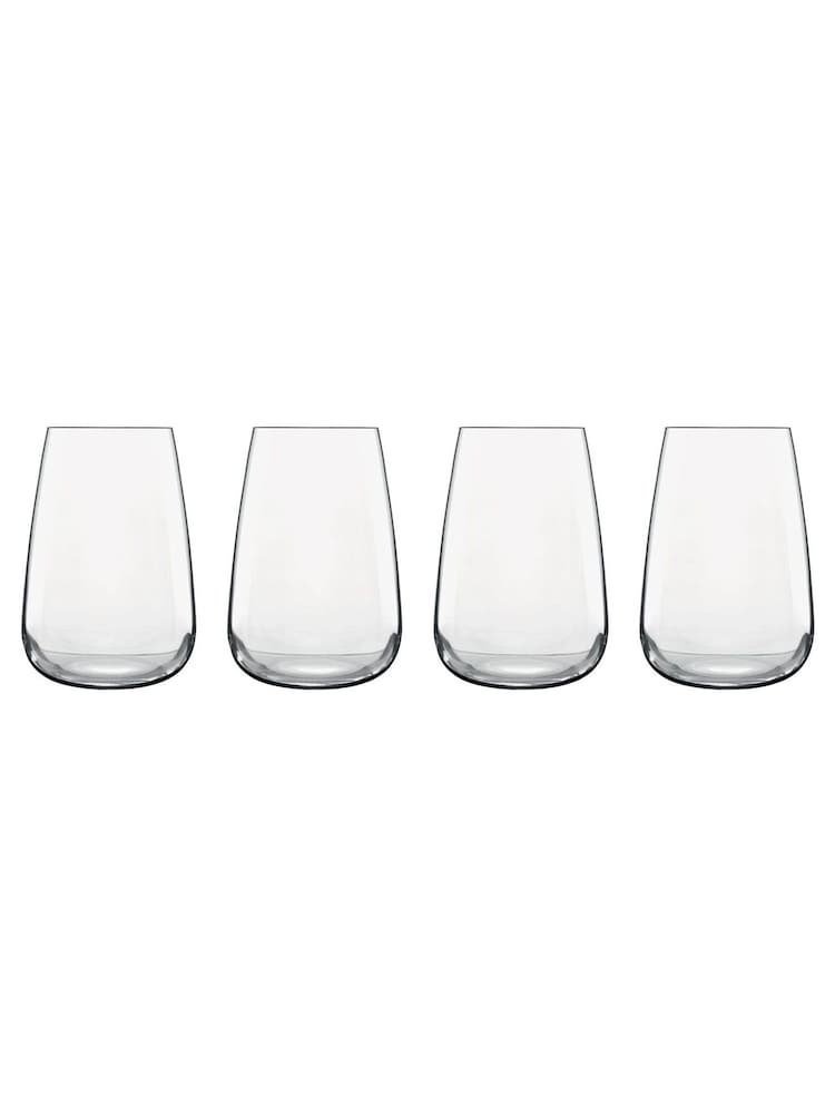 Luigi Bormioli Set of 6 Grey Talismano Hi Ball Glasses - Image 1 of 3