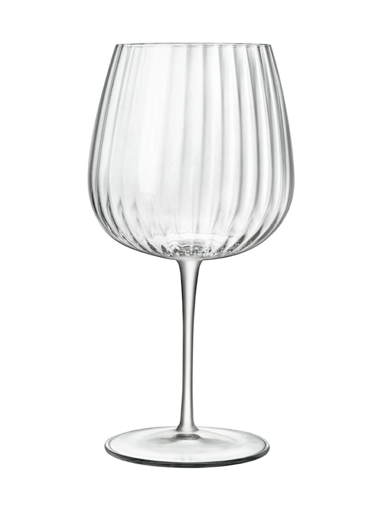 Luigi Bormioli Set of 4 Grey Optica Gin Glasses - Image 2 of 4