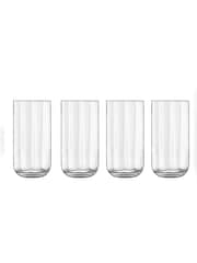 Luigi Bormioli Set of 6 Grey Jazz Hi-Ball Stemless Glasses - Image 2 of 4