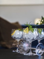 Luigi Bormioli Set of 4 Grey Mixology Spanish Gin Glasses - Image 2 of 5