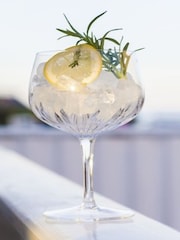 Luigi Bormioli Set of 4 Grey Mixology Spanish Gin Glasses - Image 3 of 5