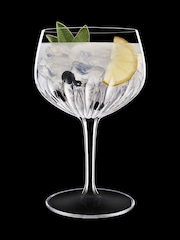 Luigi Bormioli Set of 4 Grey Mixology Spanish Gin Glasses - Image 4 of 5