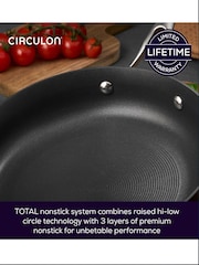 Circulon 3 Piece Black Style Hard Anodised Saucepan Set with Stainless Steel Lids - Image 7 of 9