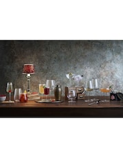 Luigi Bormioli Set of 4 Grey Optica Champagne Glasses - Image 4 of 7
