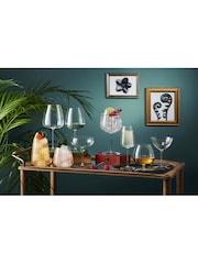 Luigi Bormioli Set of 4 Grey Optica Champagne Glasses - Image 5 of 7