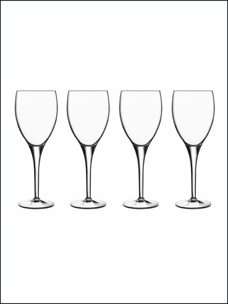 Luigi Bormioli Set of 4 Grey Large Michelangelo Masterpiece Wine Glasses - Image 1 of 7
