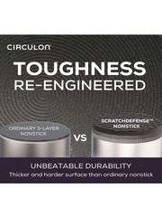 Circulon Grey Scratch Defense Extreme 25cm Frying Pan - Image 8 of 10