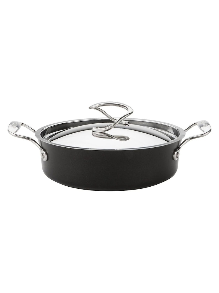 Circulon Black Style Hard Anodised 24cm Sauteuse With Lid - Image 1 of 4