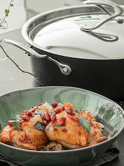 Circulon Black Style Hard Anodised 24cm Sauteuse With Lid - Image 2 of 4