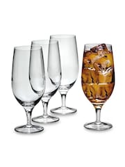 Luigi Bormioli Set of 4 Grey Michelangelo Masterpiece Beer Glasses - Image 2 of 4