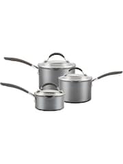 Circulon 3 Piece Grey Scratch Defense Extreme Nonstick Saucepan Set - Image 1 of 6
