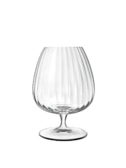 Luigi Bormioli Set of 6 Grey Optica Cognac Glasses - Image 2 of 8