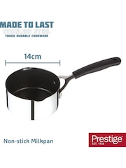 Prestige Grey Made To Last 14cm Milk Pan - Image 3 of 4