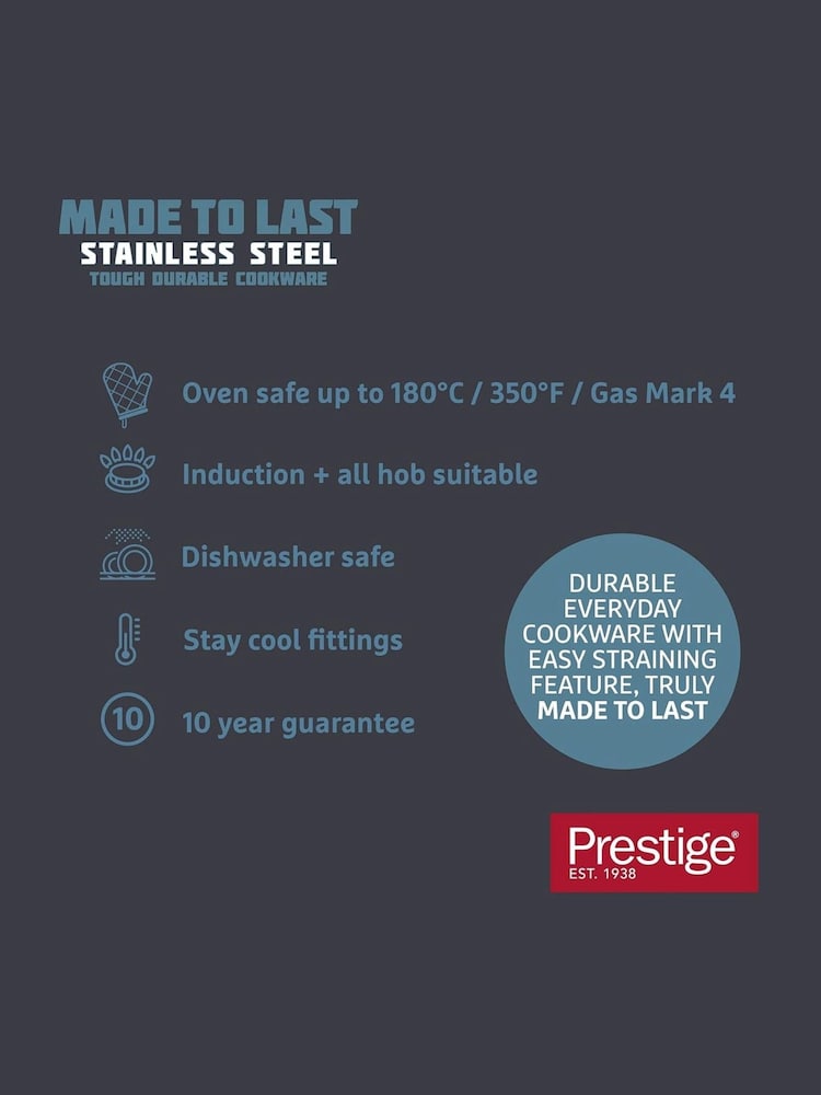 Prestige Grey Made To Last 14cm Milk Pan - Image 4 of 4