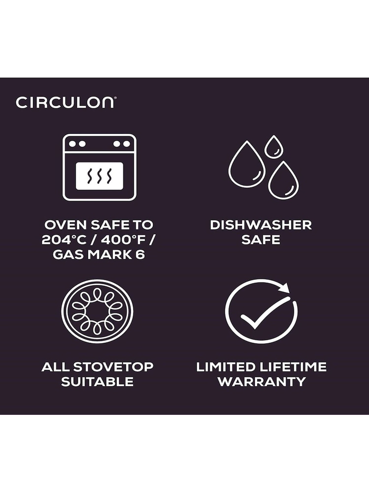 Circulon 5 Piece Grey Scratch Defense Nonstick Cookware Set - Image 11 of 11