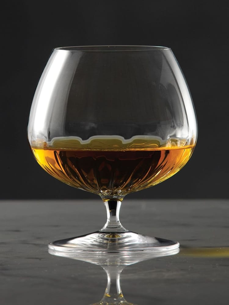 Luigi Bormioli Set of 6 Grey Mixology Cognac Glasses - Image 1 of 4