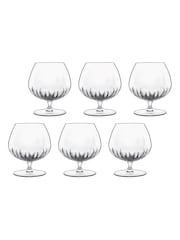 Luigi Bormioli Set of 6 Grey Mixology Cognac Glasses - Image 2 of 4