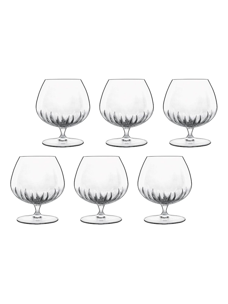 Luigi Bormioli Set of 6 Grey Mixology Cognac Glasses - Image 2 of 4