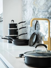 Circulon 4 Piece Black Total Hard Anodised Non Stick Cookware Set - Image 3 of 5