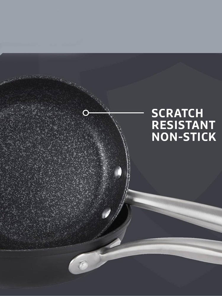 Prestige Grey Scratch Guard Frying Pan Set - Image 2 of 4