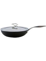 Circulon Black Style Hard Anodised 30cm Stirfry With Stainless Steel Lid - Image 1 of 4