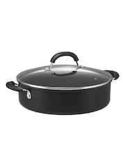 Circulon Grey Total Hard Anodised 28cm Sauteuse With Glass Lid - Image 1 of 5