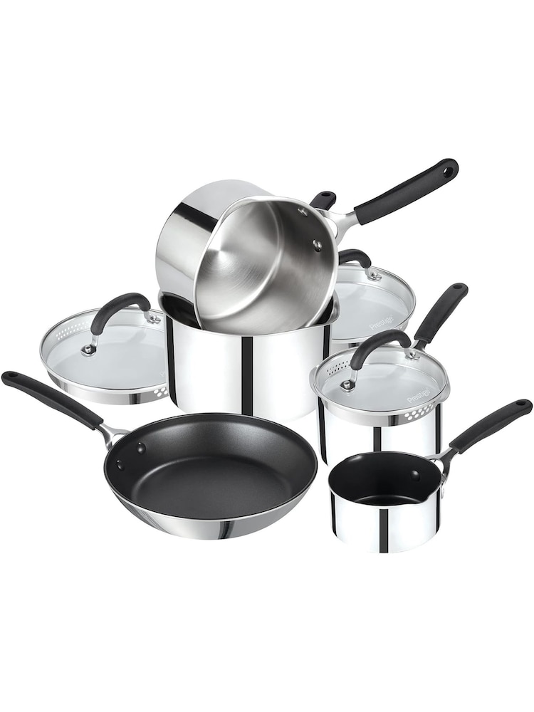 Prestige 5 Piece Grey Made To Last Cookware Set - Image 1 of 5