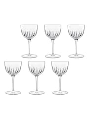 Luigi Bormioli Set of 4 Grey Mixology Nick & Nora Glasses - Image 4 of 5
