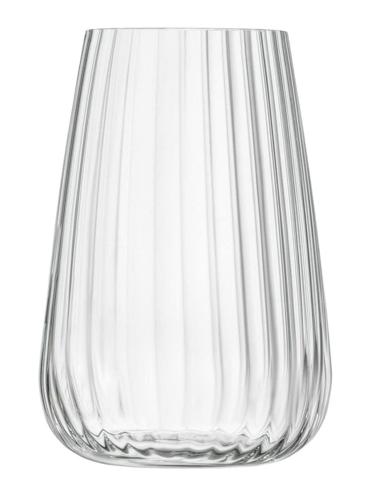 Luigi Bormioli Set of 6 Grey Optica Stemless Hi Ball Glasses - Image 2 of 2