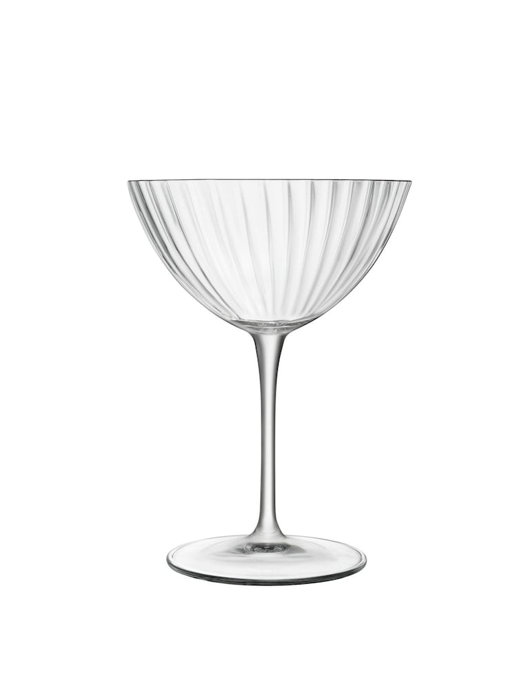 Luigi Bormioli Set of 4 Grey Optica Martini Glasses - Image 2 of 8