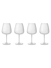 Luigi Bormioli Set of 2 Grey Optica Red Wine Glasses - Image 2 of 6