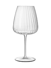 Luigi Bormioli Set of 2 Grey Optica Red Wine Glasses - Image 6 of 6