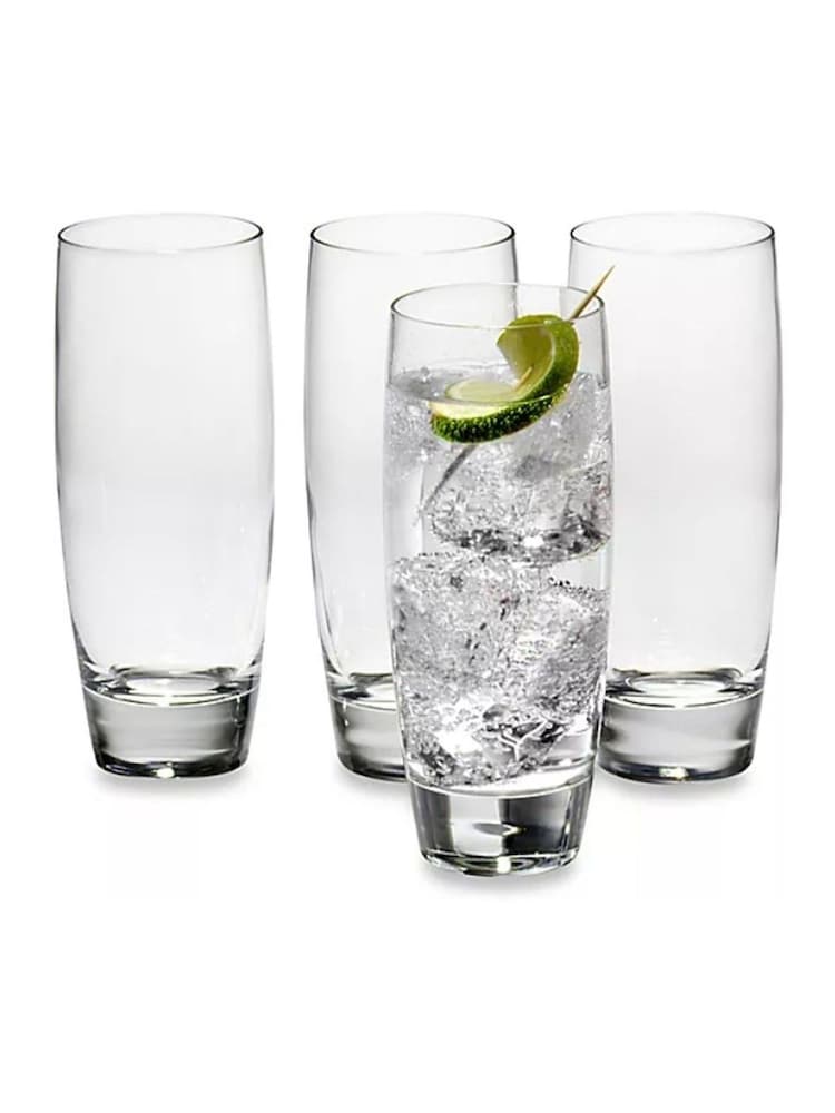 Luigi Bormioli Set of 4 Grey Michelangelo Masterpiece Hi-Ball Glasses - Image 2 of 6