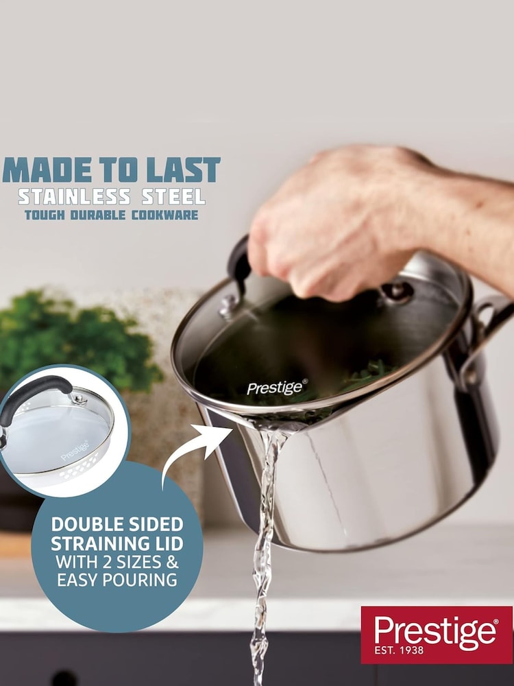 Prestige Grey Made To Last 16cm Saucepan - Image 2 of 5