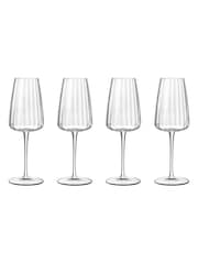 Luigi Bormioli Grey Optica Sparkling Wine Glasses  Set of 6 - Image 1 of 4