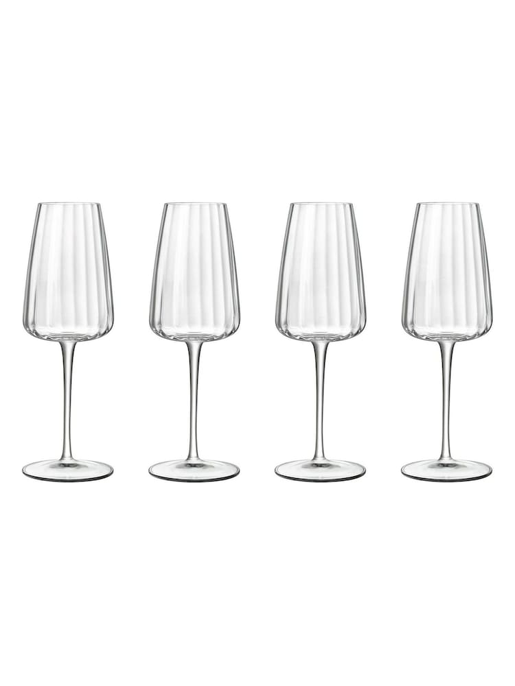 Luigi Bormioli Grey Optica Sparkling Wine Glasses  Set of 6 - Image 1 of 4
