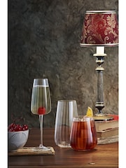 Luigi Bormioli Grey Optica Sparkling Wine Glasses  Set of 6 - Image 2 of 4