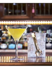 Luigi Bormioli Set of 4 Grey Mixology Martini Glasses - Image 2 of 5
