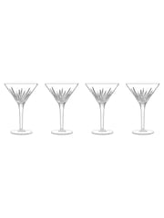 Luigi Bormioli Set of 4 Grey Mixology Martini Glasses - Image 3 of 5