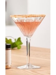 Luigi Bormioli Set of 4 Grey Mixology Martini Glasses - Image 5 of 5