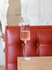Luigi Bormioli Set of 6 Grey Talismano Prosecco Glasses - Image 1 of 4