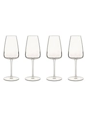 Luigi Bormioli Set of 6 Grey Talismano Prosecco Glasses - Image 2 of 4