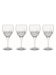 Luigi Bormioli Set of 4 Grey Diamante Prosecco Glasses Set - Image 2 of 3