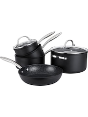Prestige 5 Piece Grey Scratch Guard  Cookware Set - Image 1 of 6
