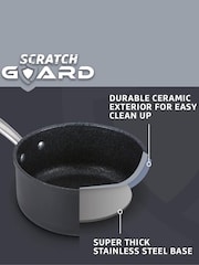 Prestige 5 Piece Grey Scratch Guard  Cookware Set - Image 4 of 6