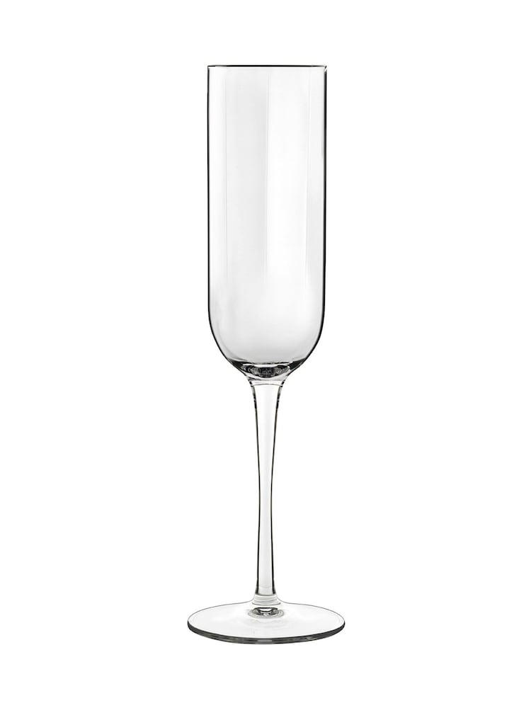 Luigi Bormioli Set of 6 Grey Jazz Flute Glasses - Image 2 of 4