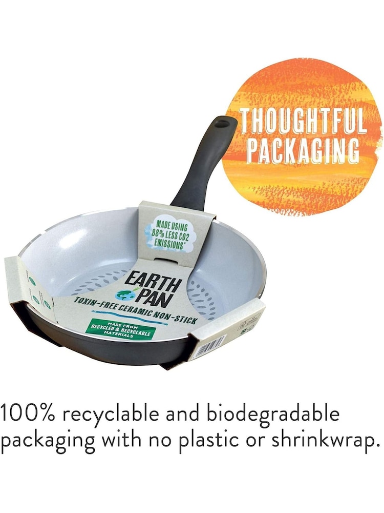 Prestige Grey Earthpan 28cm Ceramic Fry Pan With Glass Lid - Image 4 of 4