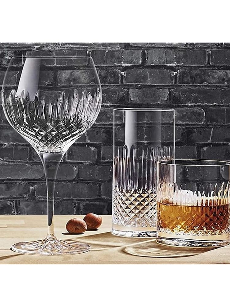 Luigi Bormioli Set of 4 Grey Diamante Gin Glasses - Image 6 of 6