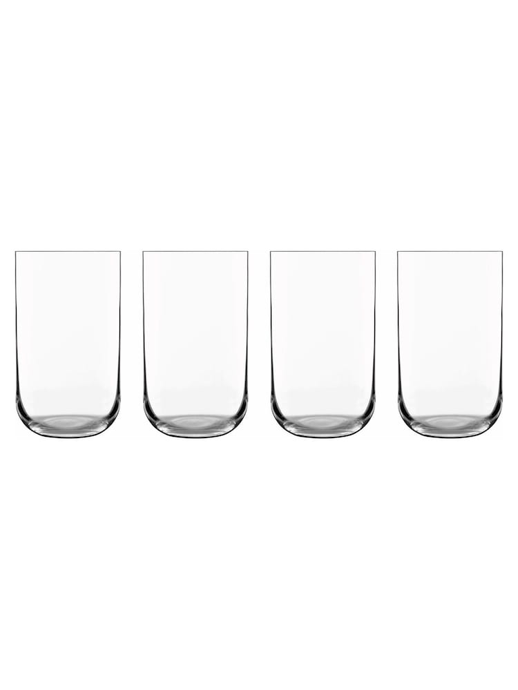 Luigi Bormioli Set of 6 Grey Sublime Stemless Glasses - Image 1 of 5